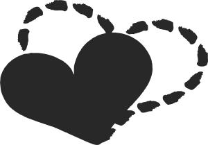 Two Heart Design 15 PNG